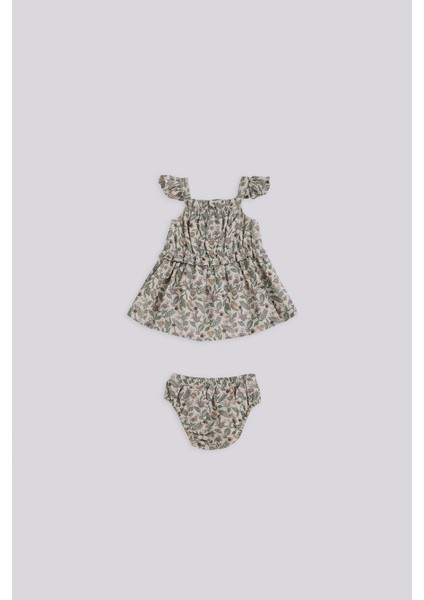 Bg Store Kız Bebek Desenli Elbise