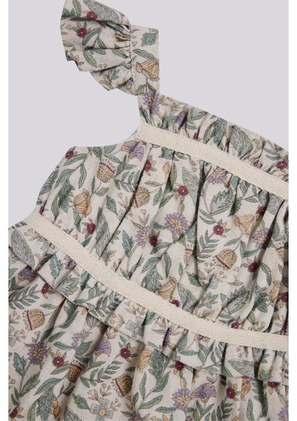 Bg Store Kız Bebek Desenli Elbise