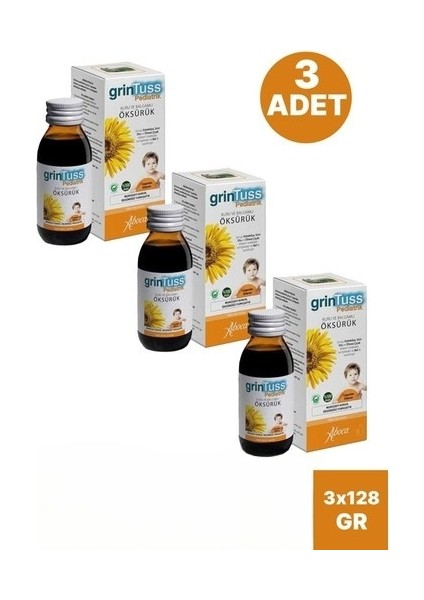 Pediatrik Şurup 128 gr 3 Adet