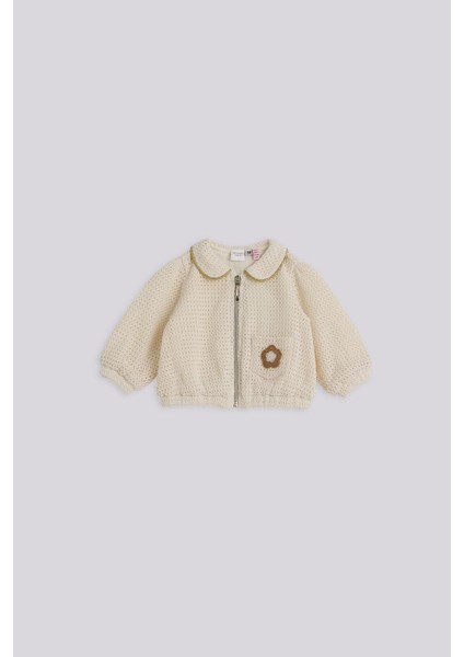 Bg Store Kız Bebek Ekru Eşofman Üstü