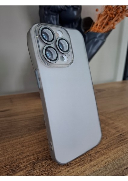 iPhone 15 Pro Uyumlu Tam Kamera Lens Korumalı Ekstra İnce Esnek Mat Lüks Kılıf fiyatları