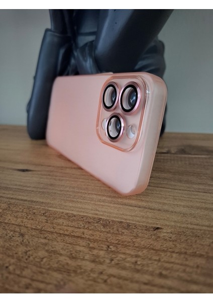 iPhone 15 Pro Uyumlu Tam Kamera Lens Korumalı Ekstra İnce Esnek Mat Lüks Kılıf fırsatları