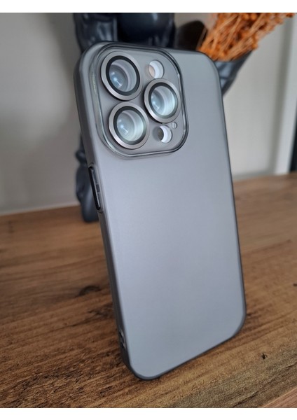 iPhone 15 Pro Uyumlu Tam Kamera Lens Korumalı Ekstra İnce Esnek Mat Lüks Kılıf fiyatları