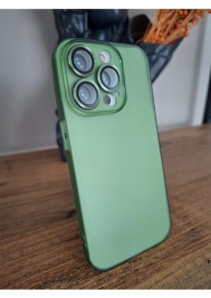iPhone 15 Pro Uyumlu Tam Kamera Lens Korumalı Ekstra İnce Esnek Mat Lüks Kılıf fiyatları