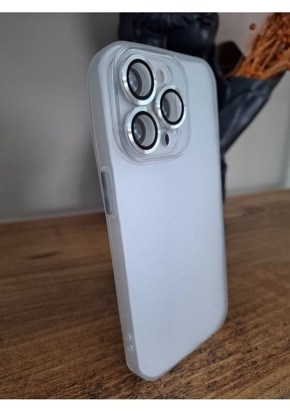 iPhone 15 Pro Uyumlu Tam Kamera Lens Korumalı Ekstra İnce Esnek Mat Lüks Kılıf fiyatları
