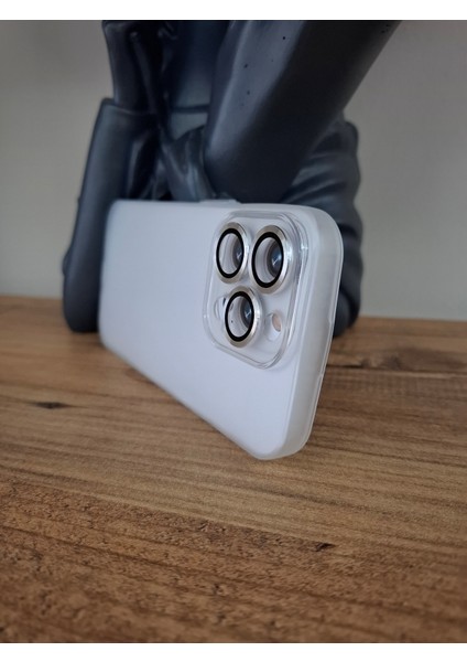 iPhone 15 Pro Uyumlu Tam Kamera Lens Korumalı Ekstra İnce Esnek Mat Lüks Kılıf fırsatları