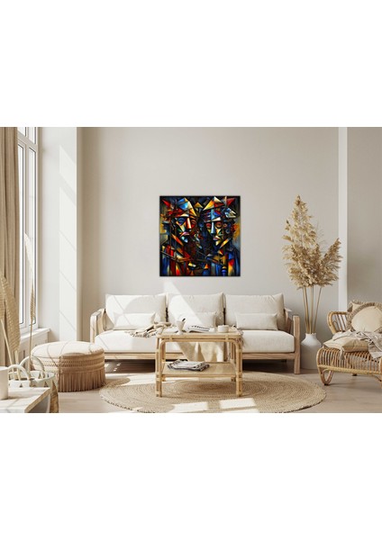 Dekoratif Çok Renkli Sanat Kanvas Tablo