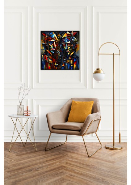 Dekoratif Çok Renkli Sanat Kanvas Tablo