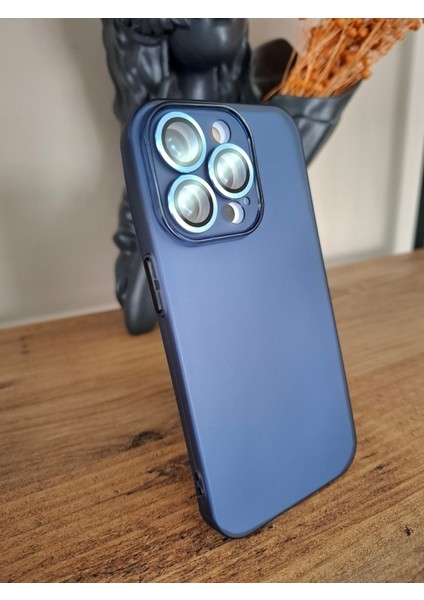 iPhone 15 Pro Uyumlu Tam Kamera Lens Korumalı Ekstra İnce Esnek Mat Lüks Kılıf fiyatları