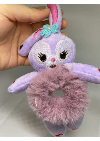 Pervin Accessories Tavşanlı Peluş Toka