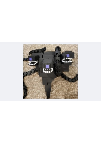 Modellio3D Minecraft Wither Storm Figürü