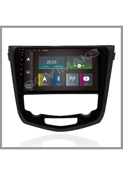 Nıssan X-Trail 2014-2020 Dijital 8 GB Ram 128 GB Hafıza Androıd Multımedıa Teyp