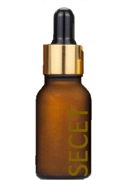 Damlalık, 1 Adet 30ML Damlalıklı Cam Amber Renk Şişe, Metal Gold Sızdırmaz Kapaklı Dropper Damlalık