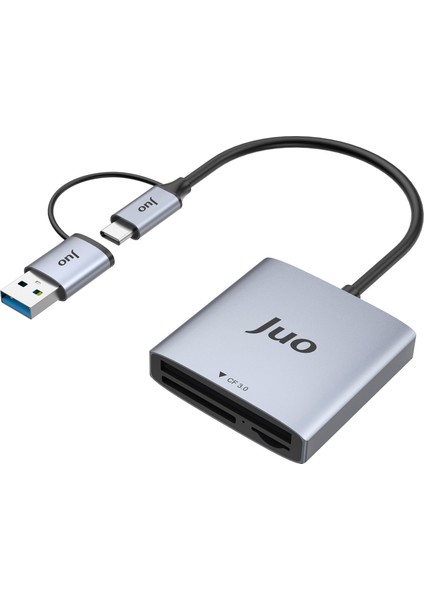 USB 3.2 ve Type-C 3'ü 1 Arada Sd / Cf / Tf Micro Sd Hafıza Kart Okuyucu