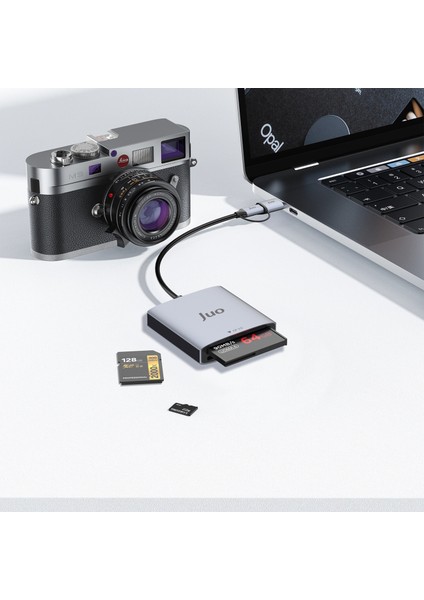 USB 3.2 ve Type-C 3'ü 1 Arada Sd / Cf / Tf Micro Sd Hafıza Kart Okuyucu