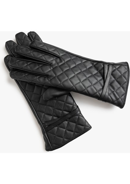 Eldiven Suni Deri Kapitoneli Kemer Detaylı fiyatları