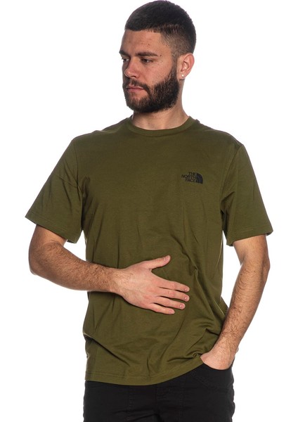 Simple Dome Erkek Yeşil Outdoor T-Shirt Nf0a87ngpıb1