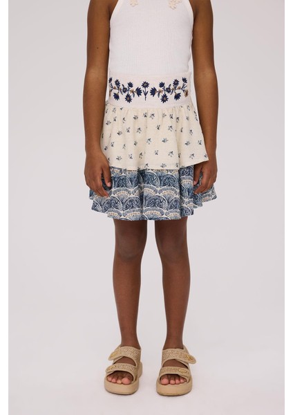 Bg Store Kız Çocuk Desenli Etek fiyatları