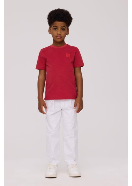 Bg Store Erkek Çocuk Kırmızı Tshirt