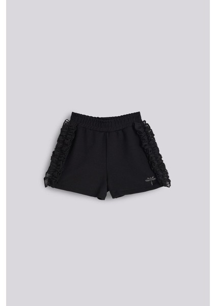 Bg Store Kız Çocuk Siyah Şort