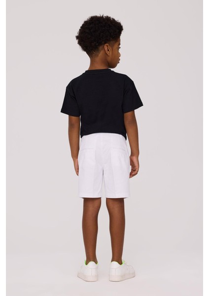 Bg Store Erkek Çocuk Beyaz Şort fırsatları