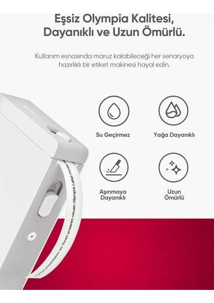 Etiket Makinesi P22 Beyaz - Bluetooth Termal Yazıcı modelleri