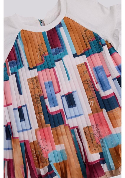 Bg Store Kız Bebek Desenli Elbise