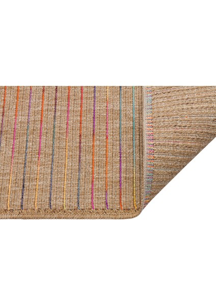 Doku DH009 Çok Renkli Hav Toz Vermez Salon Mutfak Koridor Oturma Odası Yolluk Dokuma Kilim
