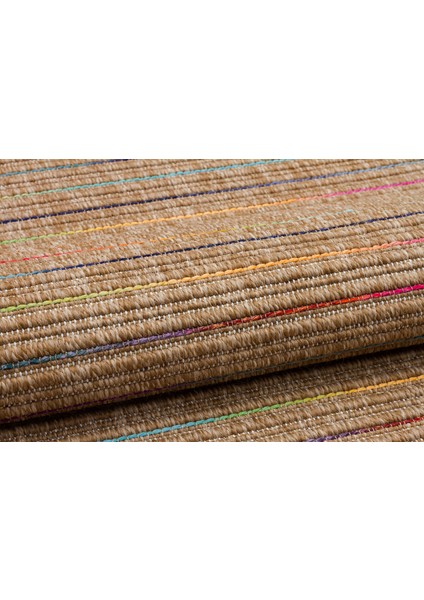 Doku DH009 Çok Renkli Hav Toz Vermez Salon Mutfak Koridor Oturma Odası Yolluk Dokuma Kilim