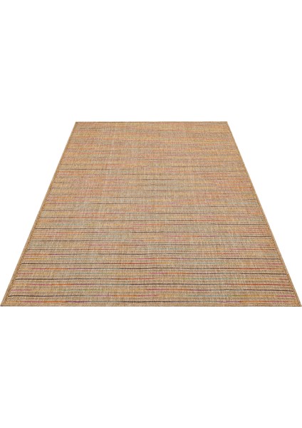 Doku DH009 Çok Renkli Hav Toz Vermez Salon Mutfak Koridor Oturma Odası Yolluk Dokuma Kilim
