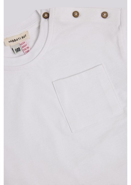 Bg Store Erkek Bebek Beyaz Tshirt modelleri
