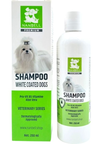 Beyaz Tüylü Köpekler İçin Şampuan 250 ml
