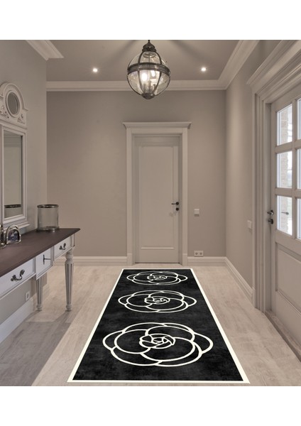 Çiçek Desenli Latesk Kaymaz Taban Halı fiyatları