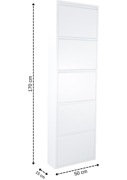 5'li Beyaz Metal Ayakkabılık fiyatları