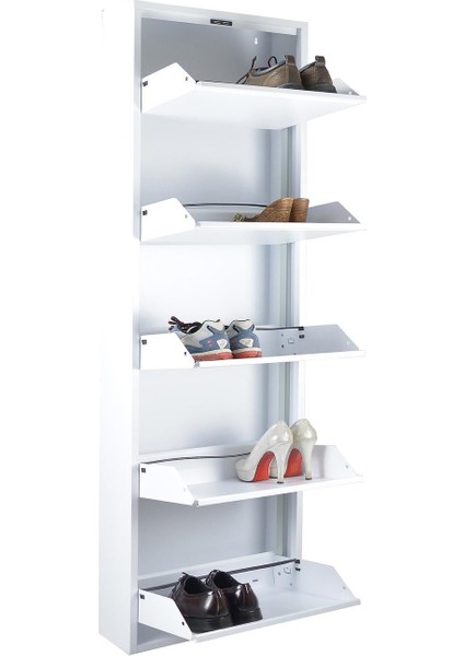 5'li Beyaz Metal Ayakkabılık fırsatları