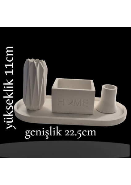 Premium 4 Lü Mumluk Vazo Takımı