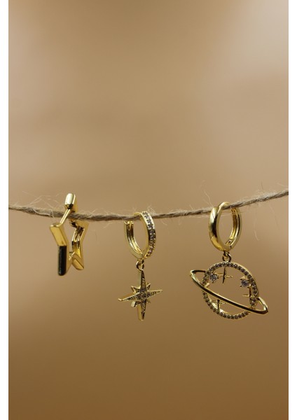 Bellajoya 3'lü Gezegen Küpe fiyatları