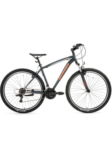 Leon V 26 Jant 46 cm Dağ Bisikleti Mat Gri-Turuncu