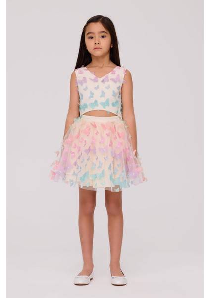 Bg Store Kız Çocuk Desenli Bluz