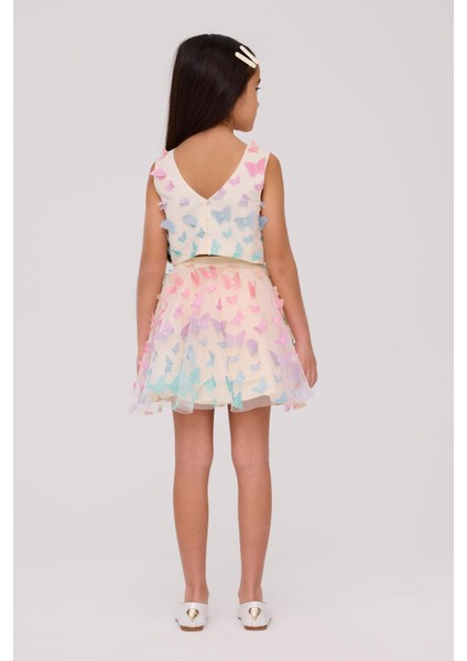 Bg Store Kız Çocuk Desenli Bluz