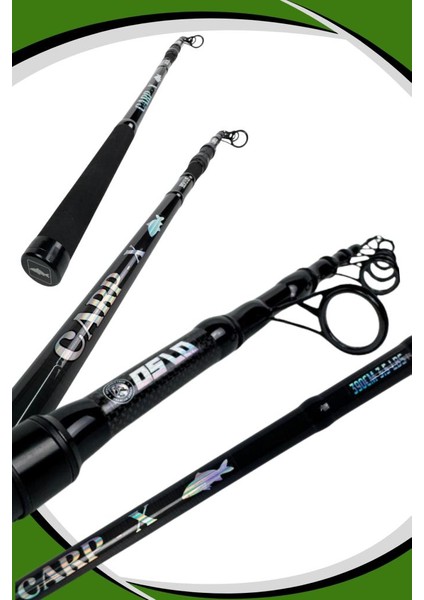 Carp-X 390CM 3,5lbs Dam Darkside 4 8000S Fd Sazan Olta Takımı Seti