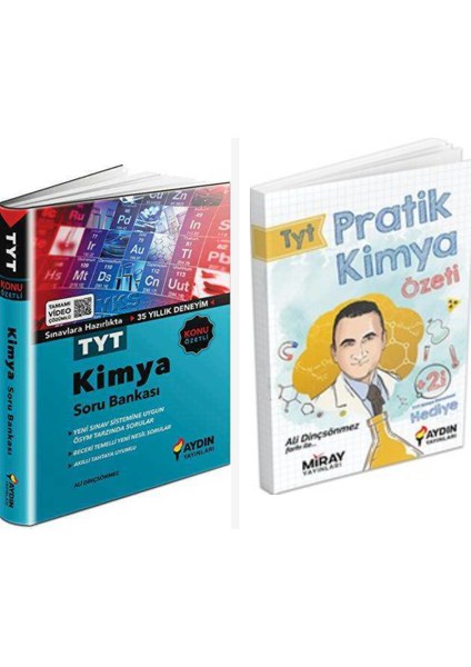 Aydın Yayınları Tyt Kimya Konu Özetli Soru Bankası & Tyt Pratik K