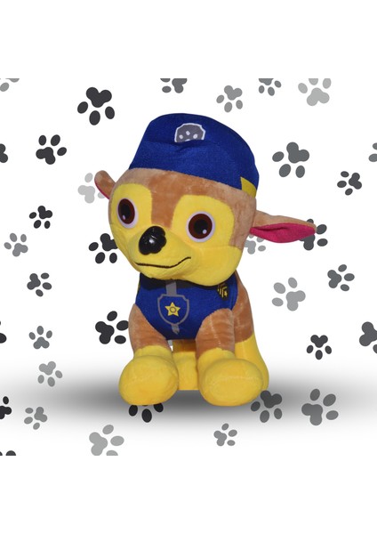 Paw Patrol Peluş Chase Paw Patrol Karakterlerinden Oyuncak Peluş Chase 22CM