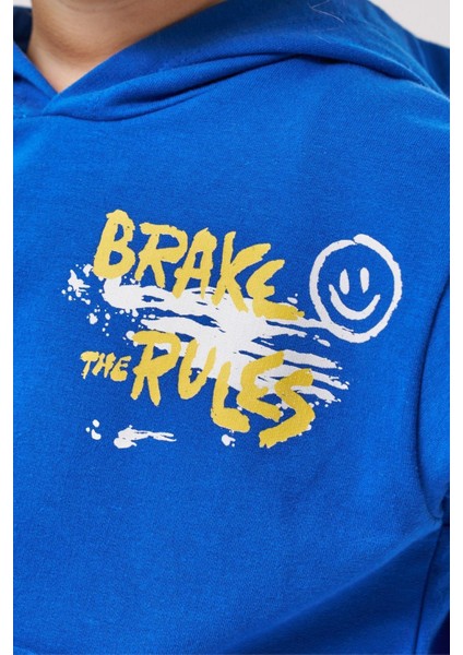 Brake Baskılı Erkek Çocuk Eşofman Takımı Mavi fırsatları