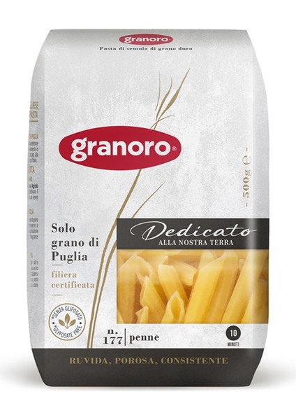 Penne Rigate Granoro Dedicato 500 G