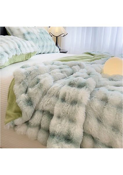 Peluş Tavşan Kürk Battaniye, Kışlık Kalınlaştırılmış, Yatak Örtüsü, Kanepe Kılıfı (Yurt Dışından) modelleri
