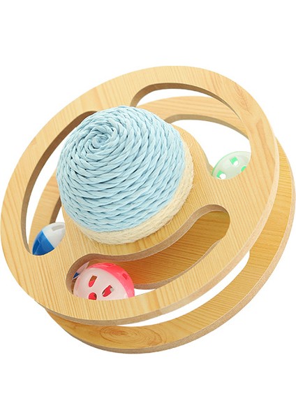 Kedi Kazma Eğlenceli Oyuncak - Sisal Tekerlek Parçası Eğlence Diski Küresel Tumbler - Aşınmaya Dayanıklı Kedi Tırma Tahtası ve Oyuncak (Yurt Dışından)
