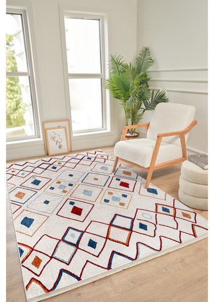 Colorıum CO009 Çok Renkli Hav Toz Vermez Salon Mutfak Koridor Oturma Odası Yolluk Halı