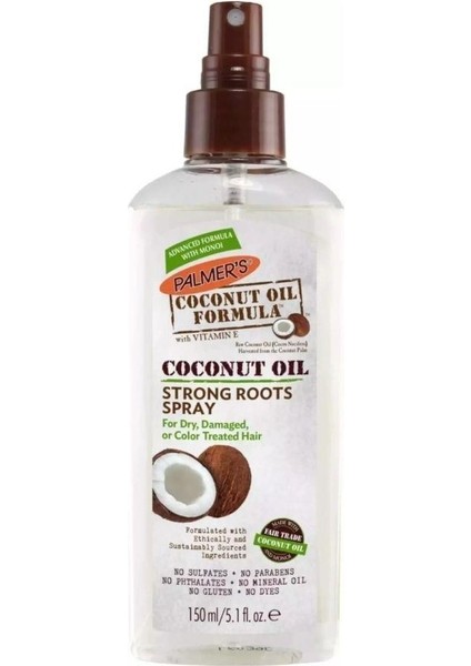 Coconut Oil Formula Strong Roots 150 ml Sprey