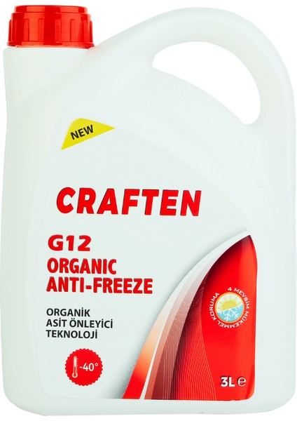 3 Litre Organik Antifriz